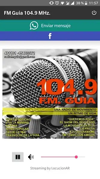 Play FM Guia 104.9 MHz.  and enjoy FM Guia 104.9 MHz. with UptoPlay