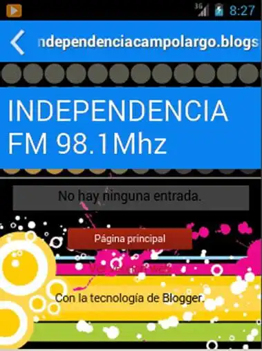 Play Fm Independencia 98.1 as an online game Fm Independencia 98.1 with UptoPlay