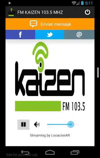 Play FM KAIZEN 103.5 MHZ  and enjoy FM KAIZEN 103.5 MHZ with UptoPlay