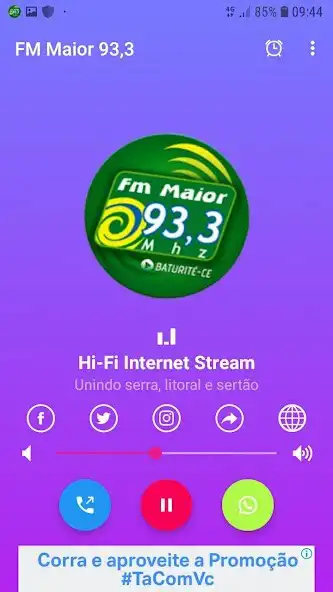 Play FM Maior de Baturité 93,3  and enjoy FM Maior de Baturité 93,3 with UptoPlay