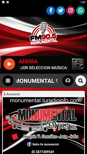 Play FM MONUMENTAL 90.5  and enjoy FM MONUMENTAL 90.5 with UptoPlay