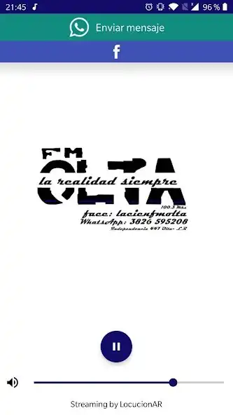 Play FM OLTA 100.3 Mhz as an online game FM OLTA 100.3 Mhz with UptoPlay