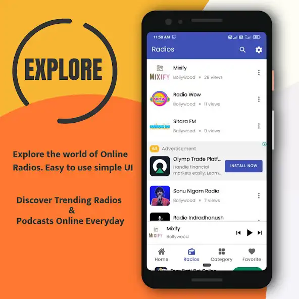 FM Radio - All India Radios online game with UptoPlay