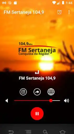 Play FM Sertaneja 104,9  and enjoy FM Sertaneja 104,9 with UptoPlay