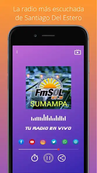 Play FM Sol 87.9 as an online game FM Sol 87.9 with UptoPlay