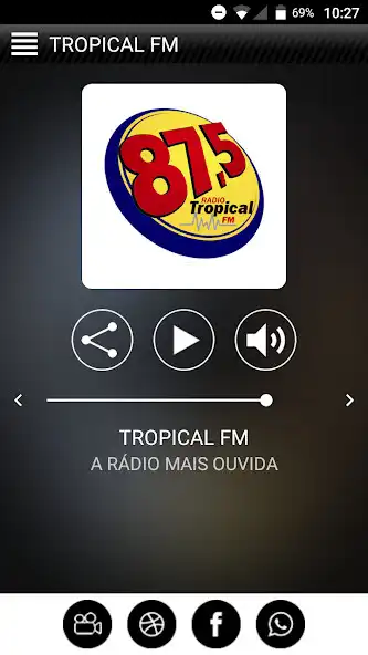 Play FM Tropical 87,5 as an online game FM Tropical 87,5 with UptoPlay