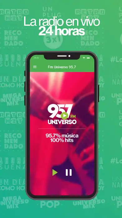 Play FM Universo 95.7 as an online game FM Universo 95.7 with UptoPlay