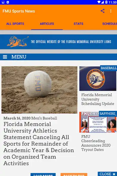 Play FMU Sports News as an online game FMU Sports News with UptoPlay