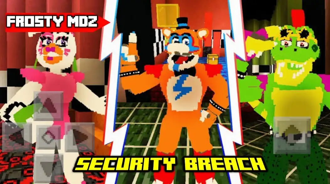 Play FNAF Breach MOD for MINECRAFT  and enjoy FNAF Breach MOD for MINECRAFT with UptoPlay