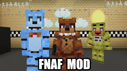 Play FNAF Mod for Minecraft PE  and enjoy FNAF Mod for Minecraft PE with UptoPlay