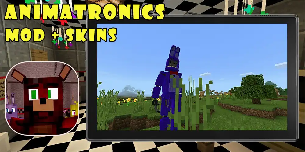 Play FNaF Mod for Minecraft as an online game FNaF Mod for Minecraft with UptoPlay