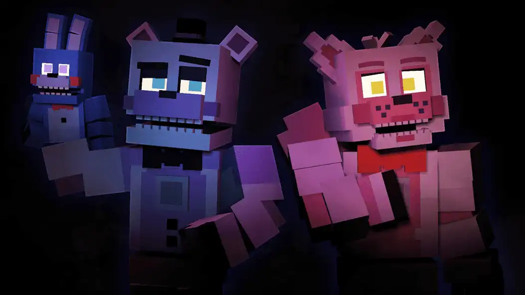 Play FNAF Mods for Minecraft PE as an online game FNAF Mods for Minecraft PE with UptoPlay