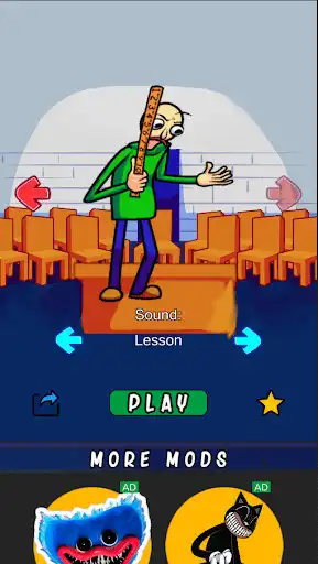 Play FNF Baldi Mod Test as an online game FNF Baldi Mod Test with UptoPlay