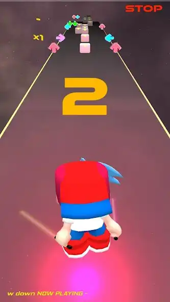 Play FNF Boyfriend Beat Blade Dash as an online game FNF Boyfriend Beat Blade Dash with UptoPlay