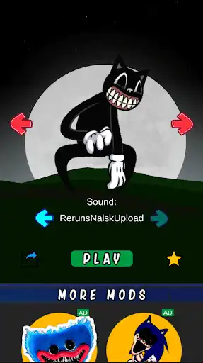 Play FNF Cartoon Cat Test as an online game FNF Cartoon Cat Test with UptoPlay