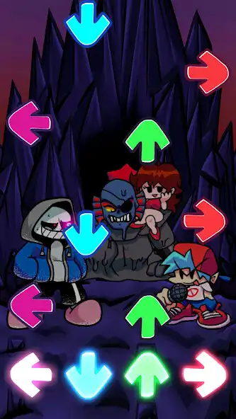 Play FNF Dusttale Mod - Music arrow  and enjoy FNF Dusttale Mod - Music arrow with UptoPlay