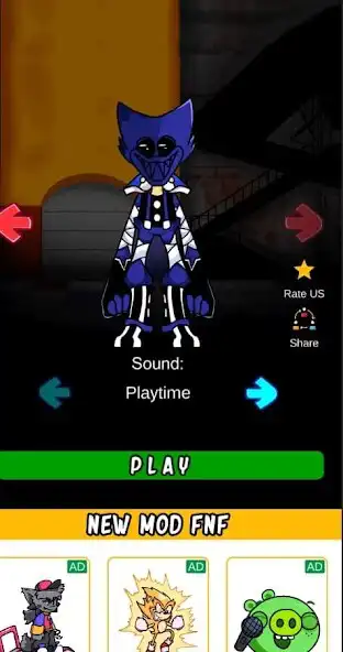 Play FNF Huggy Mod Test as an online game FNF Huggy Mod Test with UptoPlay