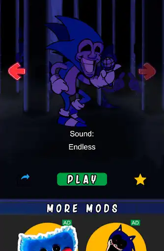 Play FNF Majin Sonik Mod Test as an online game FNF Majin Sonik Mod Test with UptoPlay