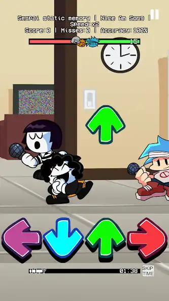 Play FNF music game - Senpai+Monika as an online game FNF music game - Senpai+Monika with UptoPlay