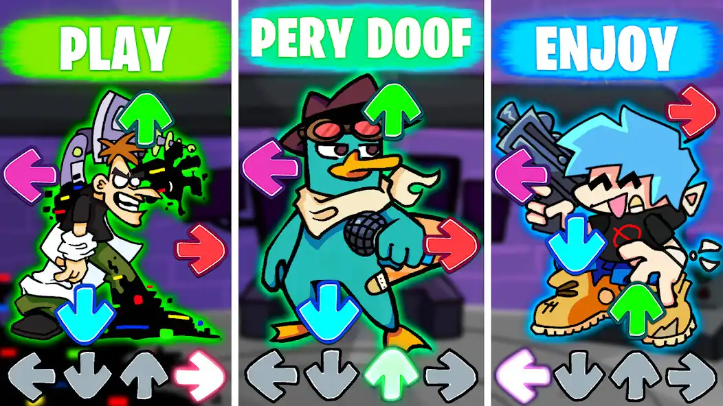 Play FNF Pery VS Doof Friday Mod as an online game FNF Pery VS Doof Friday Mod with UptoPlay