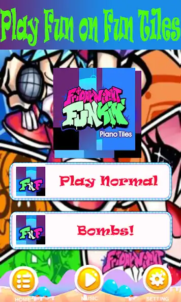 Play FNF Piano Tiles All Songs as an online game FNF Piano Tiles All Songs with UptoPlay