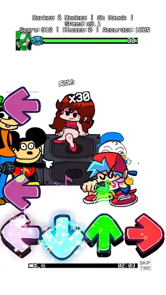 Play FNF Rap Battle Mokey Mod as an online game FNF Rap Battle Mokey Mod with UptoPlay