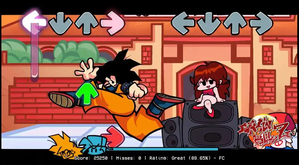 Play Fnf vs Dbz Beat Battle Legends as an online game Fnf vs Dbz Beat Battle Legends with UptoPlay