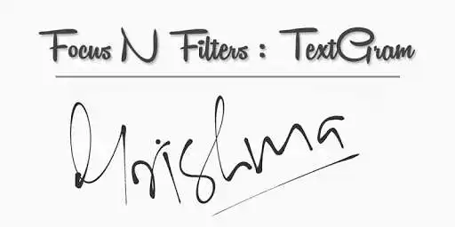 Play Focus N Filters : TextGram