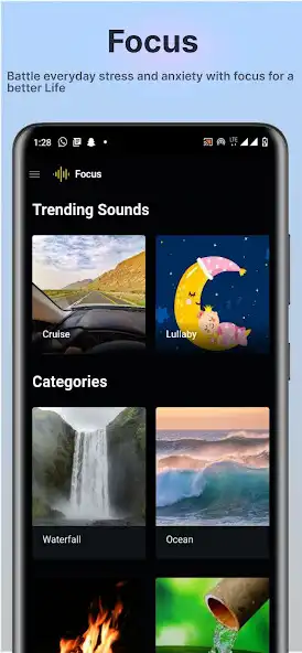 Play Focus - Sleep, Meditate, Study  and enjoy Focus - Sleep, Meditate, Study with UptoPlay