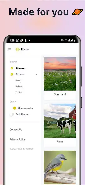 Play Focus - Sleep, Meditate, Study as an online game Focus - Sleep, Meditate, Study with UptoPlay