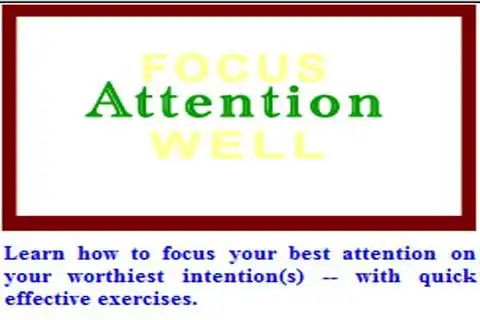 Play Focus Well as an online game Focus Well with UptoPlay