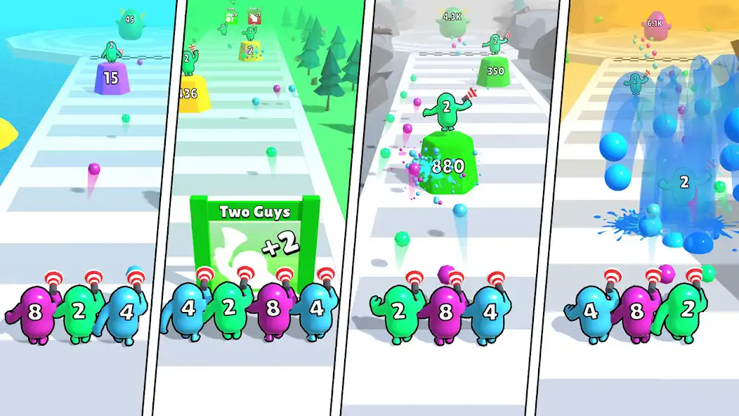 Play Fog Guys: Run And Gun 2048  and enjoy Fog Guys: Run And Gun 2048 with UptoPlay