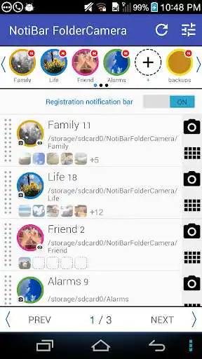 Play Folder Camera (Notification bar) as an online game Folder Camera (Notification bar) with UptoPlay