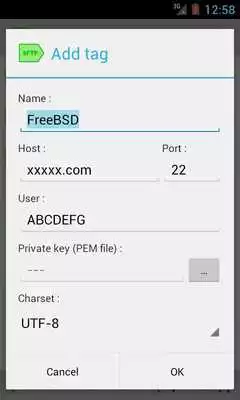 Play Folder Tag for SFTP