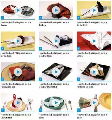 Play Fold Napkins
