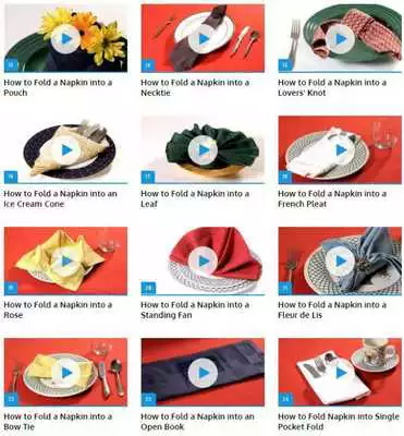 Play Fold Napkins
