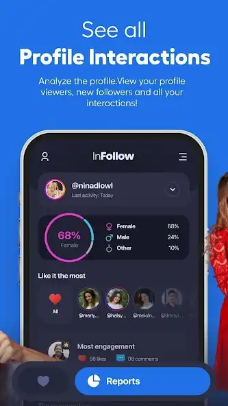 Play Follow: Activity for Instagram as an online game Follow: Activity for Instagram with UptoPlay