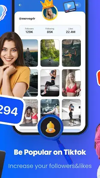 Play Followers  Like - Tik Real as an online game Followers  Like - Tik Real with UptoPlay