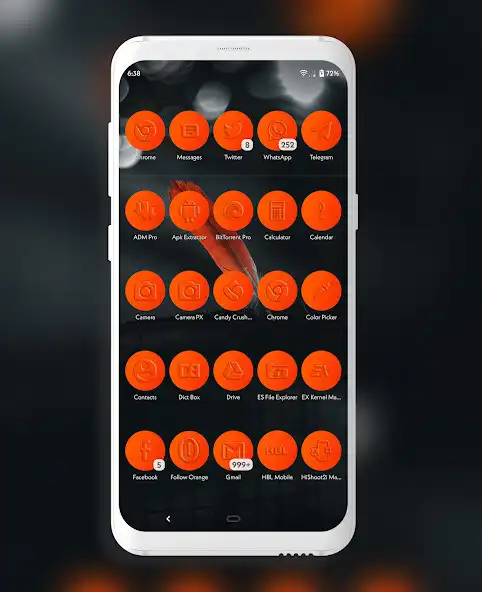 Play Follow Orange Icons Pack as an online game Follow Orange Icons Pack with UptoPlay