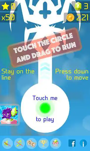 Play Follow the Line 2D Deluxe as an online game Follow the Line 2D Deluxe with UptoPlay