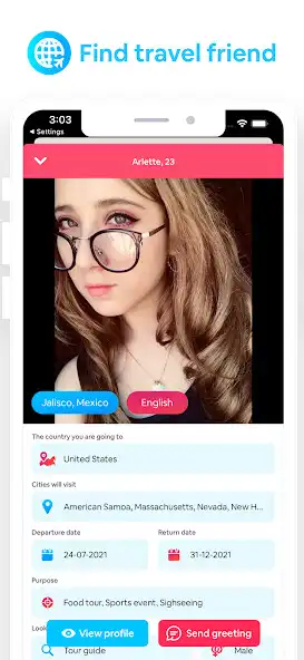 Play FO Meet - Travel Dating App as an online game FO Meet - Travel Dating App with UptoPlay