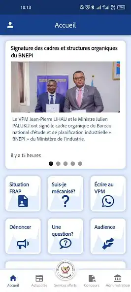 Play Fonction Publique RDC as an online game Fonction Publique RDC with UptoPlay