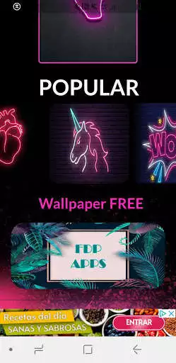 Play Fondos de Pantalla de Neón- Wallpaper as an online game Fondos de Pantalla de Neón- Wallpaper with UptoPlay