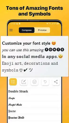 Play Font Changer - Cool Fonts Keyboard, Stylish Text  and enjoy Font Changer - Cool Fonts Keyboard, Stylish Text with UptoPlay