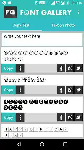 Play Font Gallery  and enjoy Font Gallery with UptoPlay