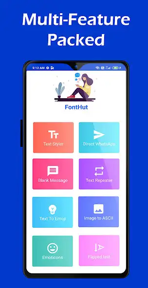 Play FontHut: Stylish text maker  and enjoy FontHut: Stylish text maker with UptoPlay