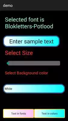 Play Fonts and Colors