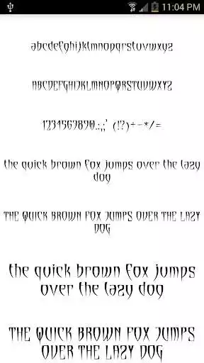 Play Fonts for FlipFont 14
