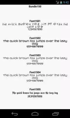 Play Fonts for FlipFont 150