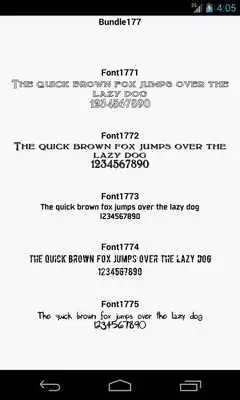 Play Fonts for FlipFont 177